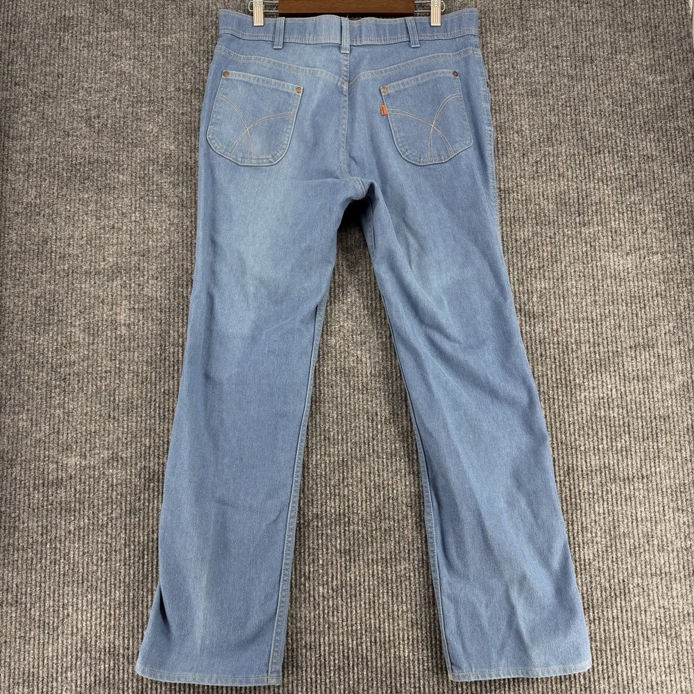 Vintage Levi's Orange Tab Flare Jeans‎ 1980s USA Light Wash Mens W36 L31
